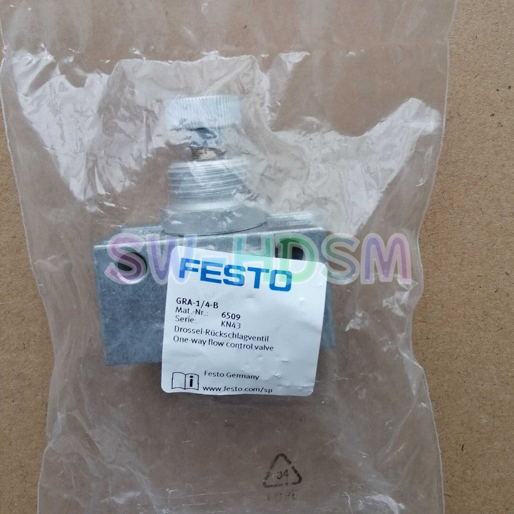 1PCS Festo Throttle Valve GRA-1/4-B 6509 Freight Free