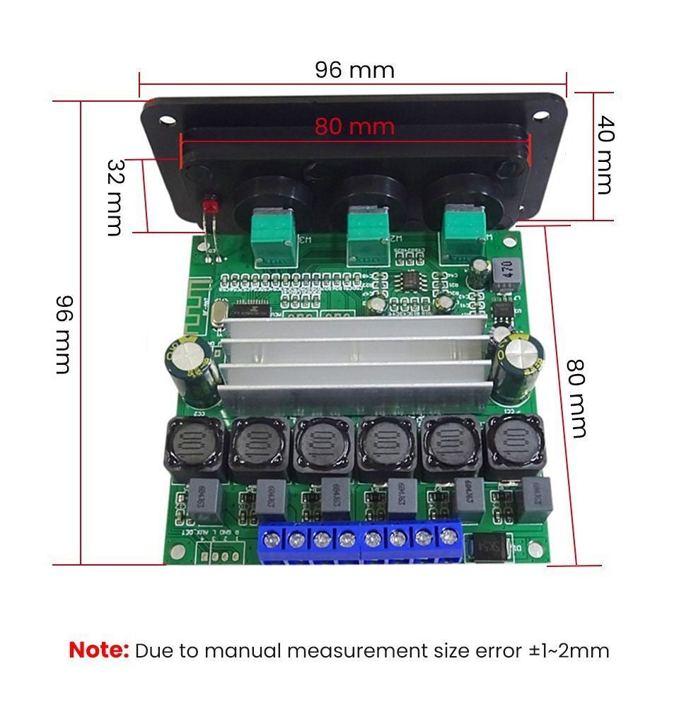 Subwoofer Power Amplifiers Board TPA3156D2 Bluetooth Home Audio Amplificador DIY