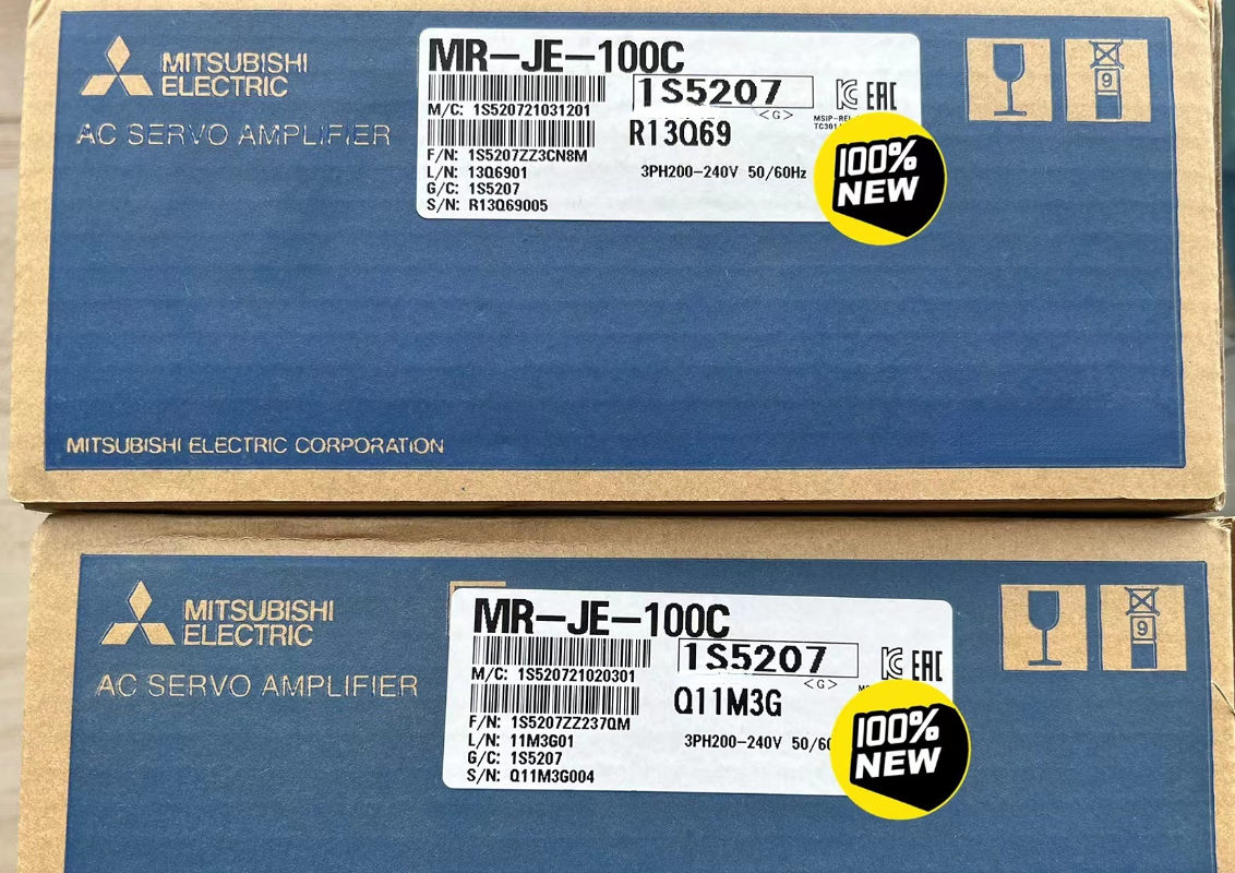 1pcs Mitsubishi Servo Driver MR-JE-100C