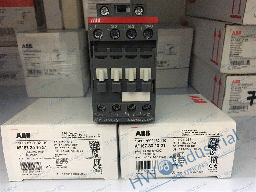 1/Piece AF16Z-30-10-21 ABB contactor Coil voltage 24-60V
