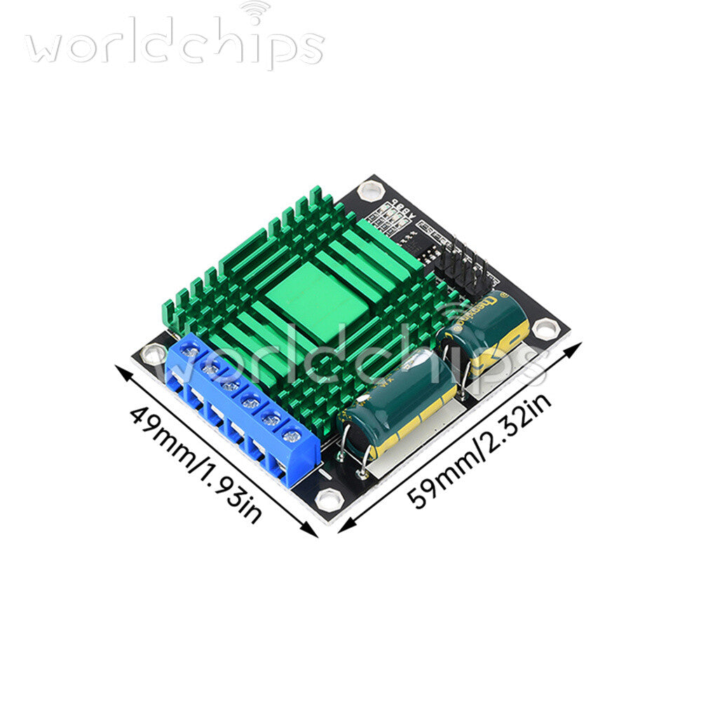 9V-30V 60A Dual PWM DC Motor Driver Module High Power H-Bridge Speed Controller
