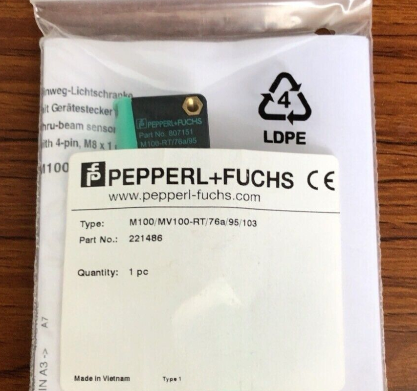 1pcs PEPPERL+FUCHS Sensor M100/MV100-RT/76a/95/103