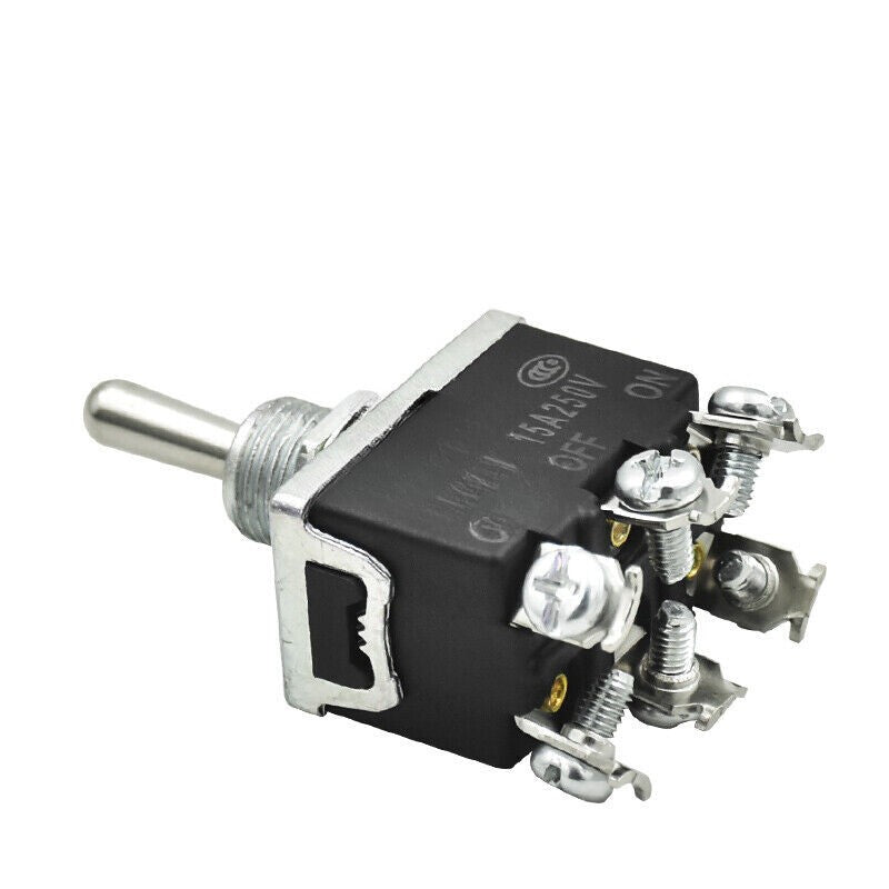 QTY:5 FOR TEND Double reset knob switch T5R23 6-pin 3-speed 15A