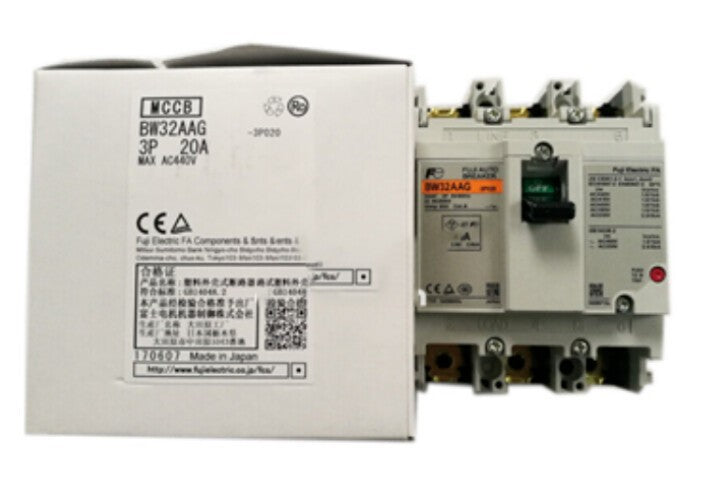 1PCS FIT FOR FUJI Plastic Case Circuit Breaker BW32AAG-3P020 3P 20A