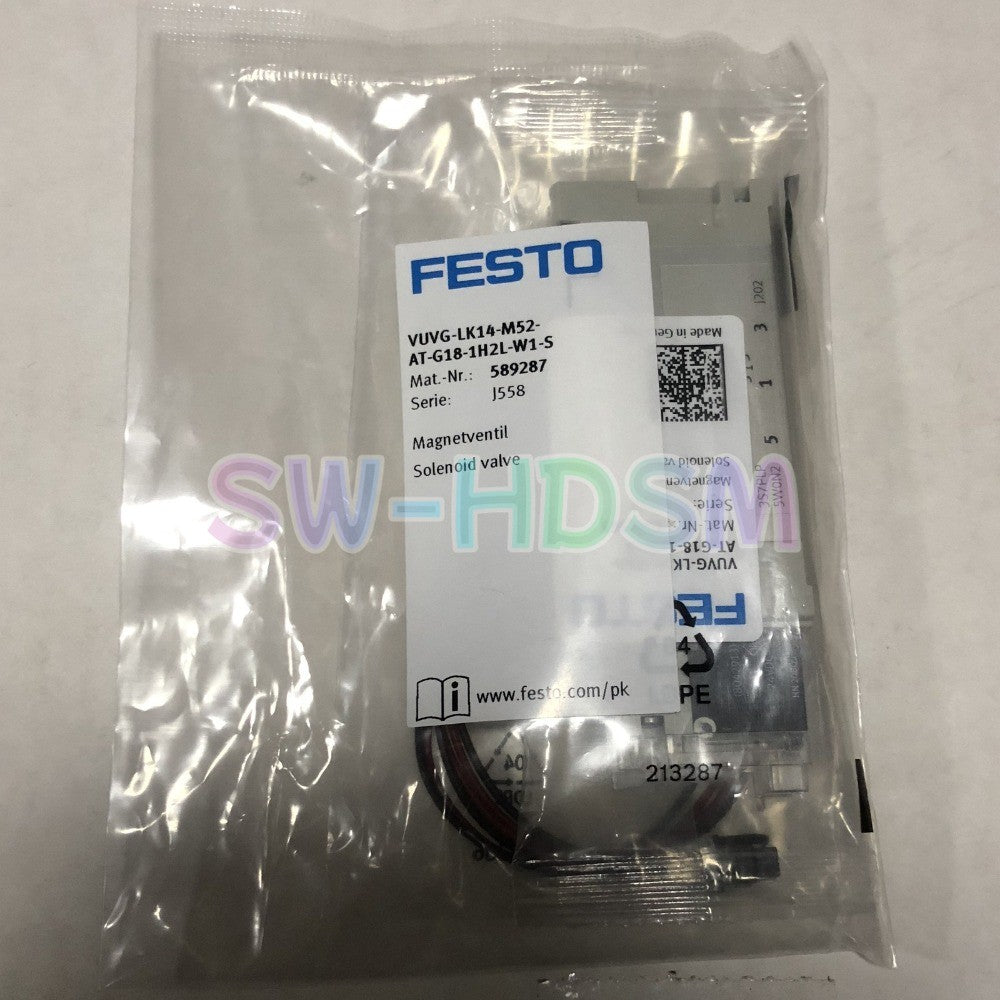 1PCS Festo Solenoid Valve VUVG-LK14-M52-AT-G18-1H2L-W1-S Freight Free