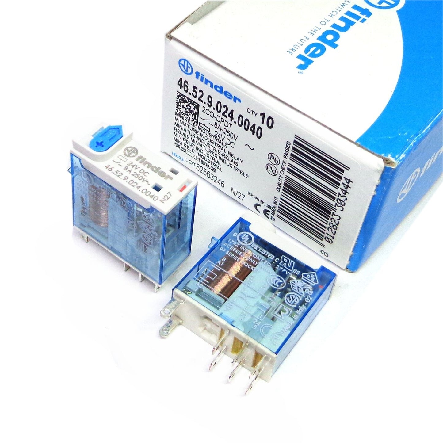 Finder Power Relay 46.52.9.024.0040 24VDC 8A 8-pin