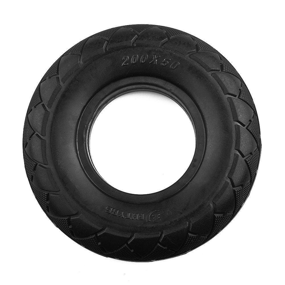 200x50(8x2) Tubeless Solid No Flats Tire For Scooter E100 E175/E200