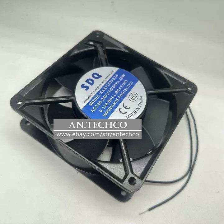 1 pcs SAA12038B2H 220V 20W 0.12A 12CM cabinet fan
