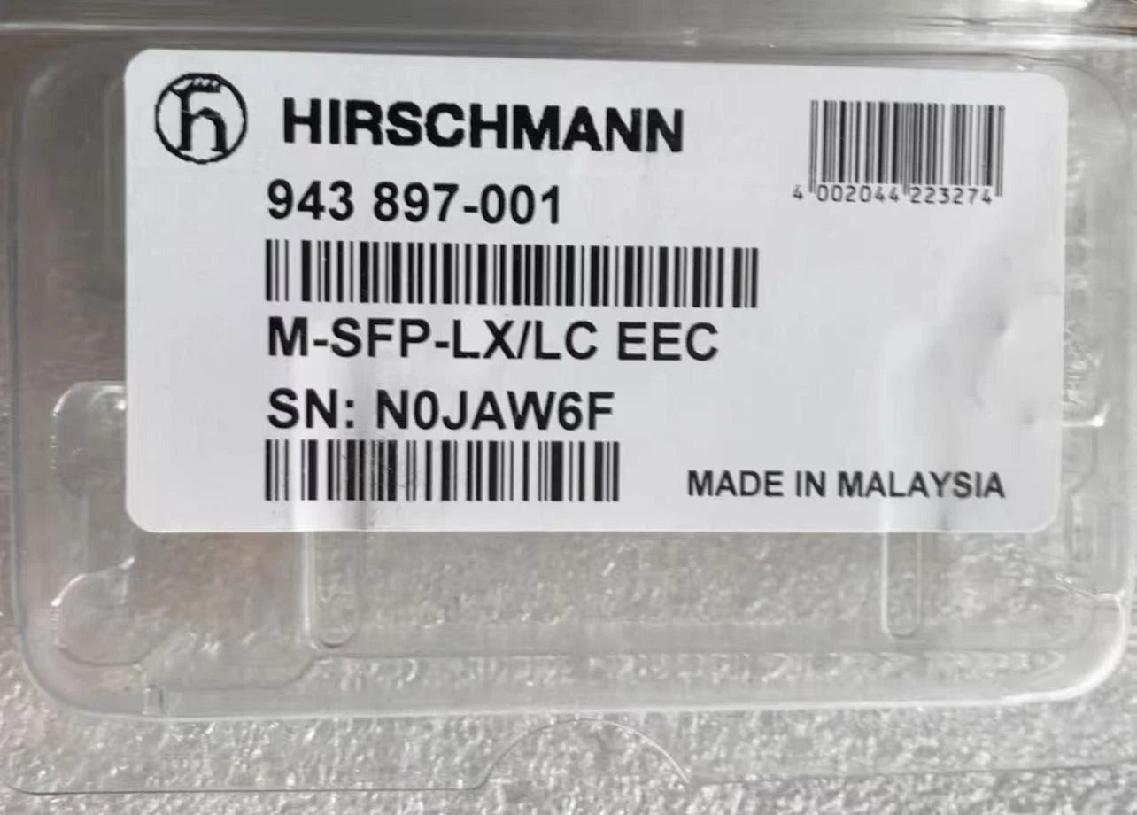 1 PCS HIRSCHMANN Gigabit Single Mode M-SFP-LX/LC EEC 943 897-001