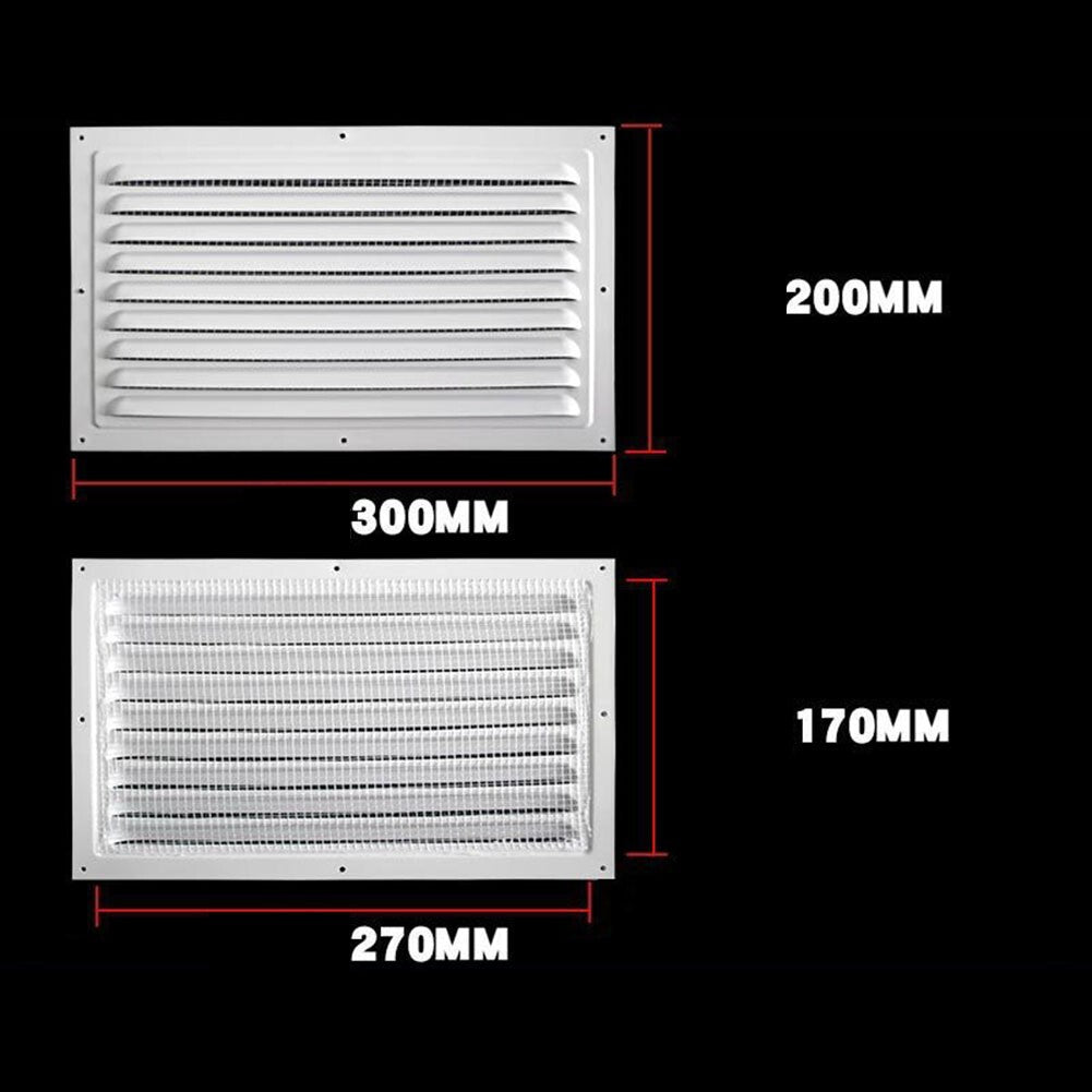 Easy Installation Metal Vent Cover for Efficient Ventilation 100x100mm