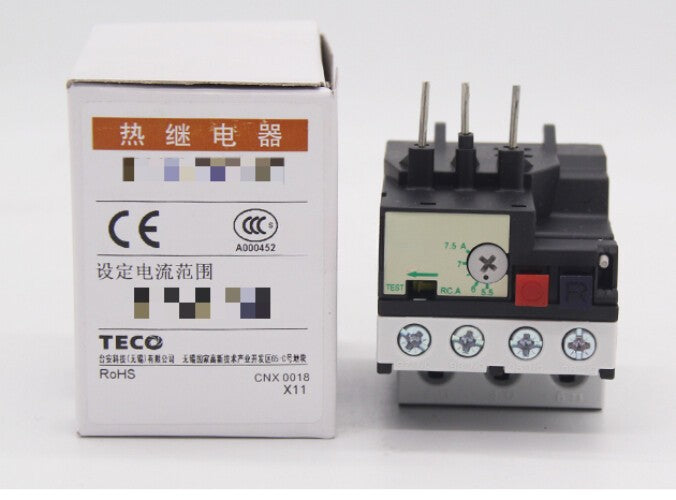1PCS TECO RHU-5/4.8M 3.5-4.8A Thermal Relay Overload Thermal Protector