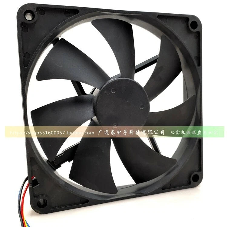 1PC D14BH-12 Fan DC 12V 0.70A 4wire 140*140*25mm Yate Loon