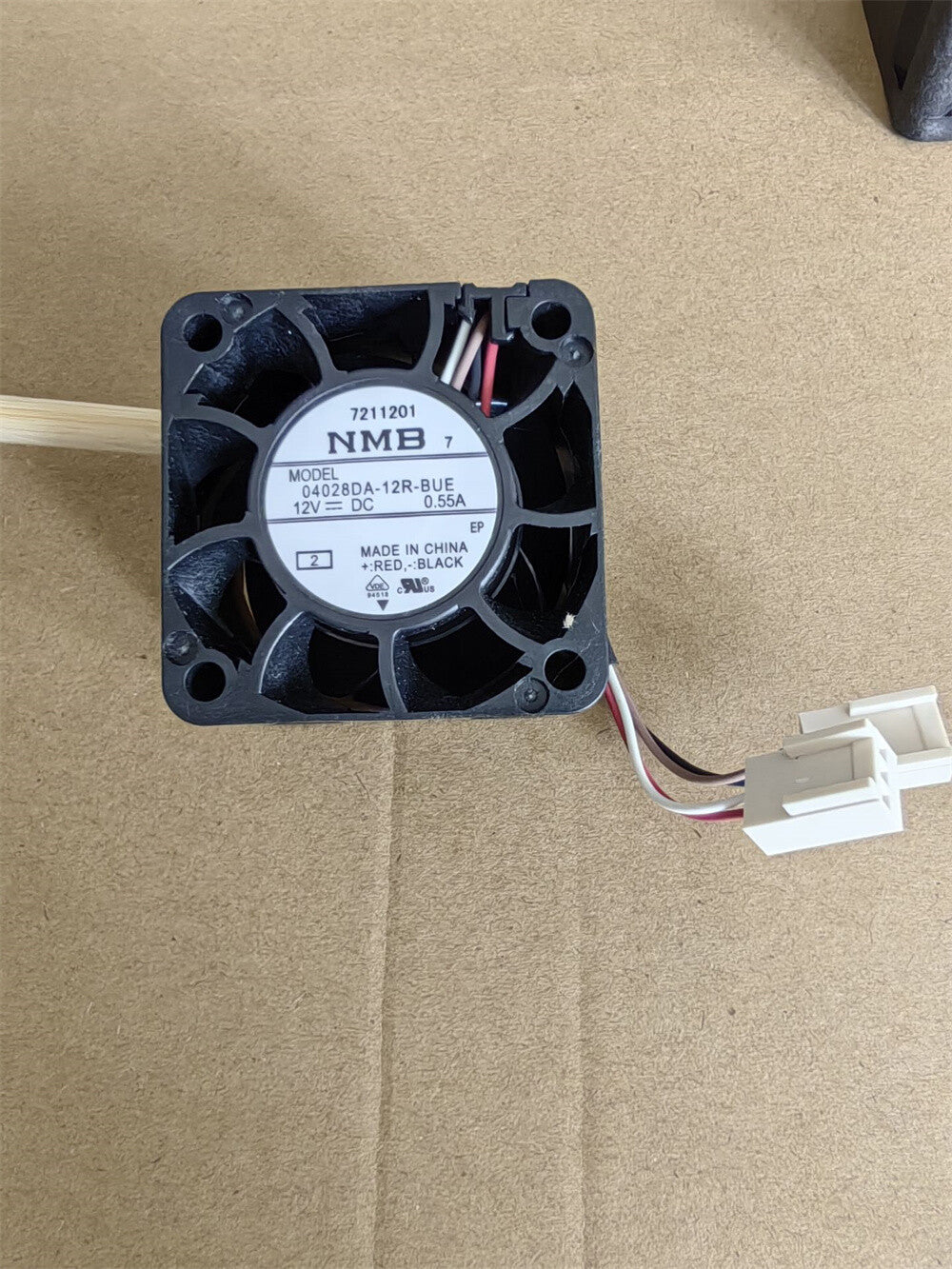 1/piece NMB 04028DA-12R-BUE 4028 12V 0.55A 4CM Server Power Supply Cooling Fan
