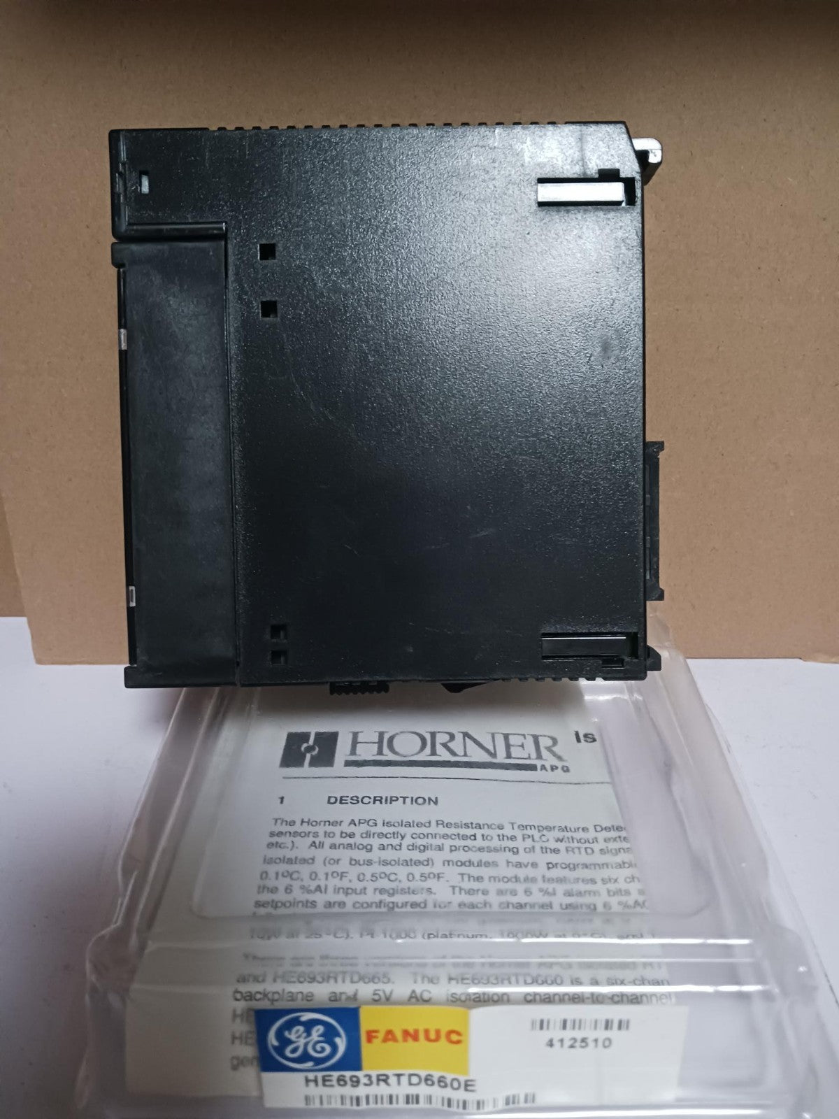 GE FANUC HE693RTD660E INPUT MODULE 6 channel RTD "Never , Mint" free ship