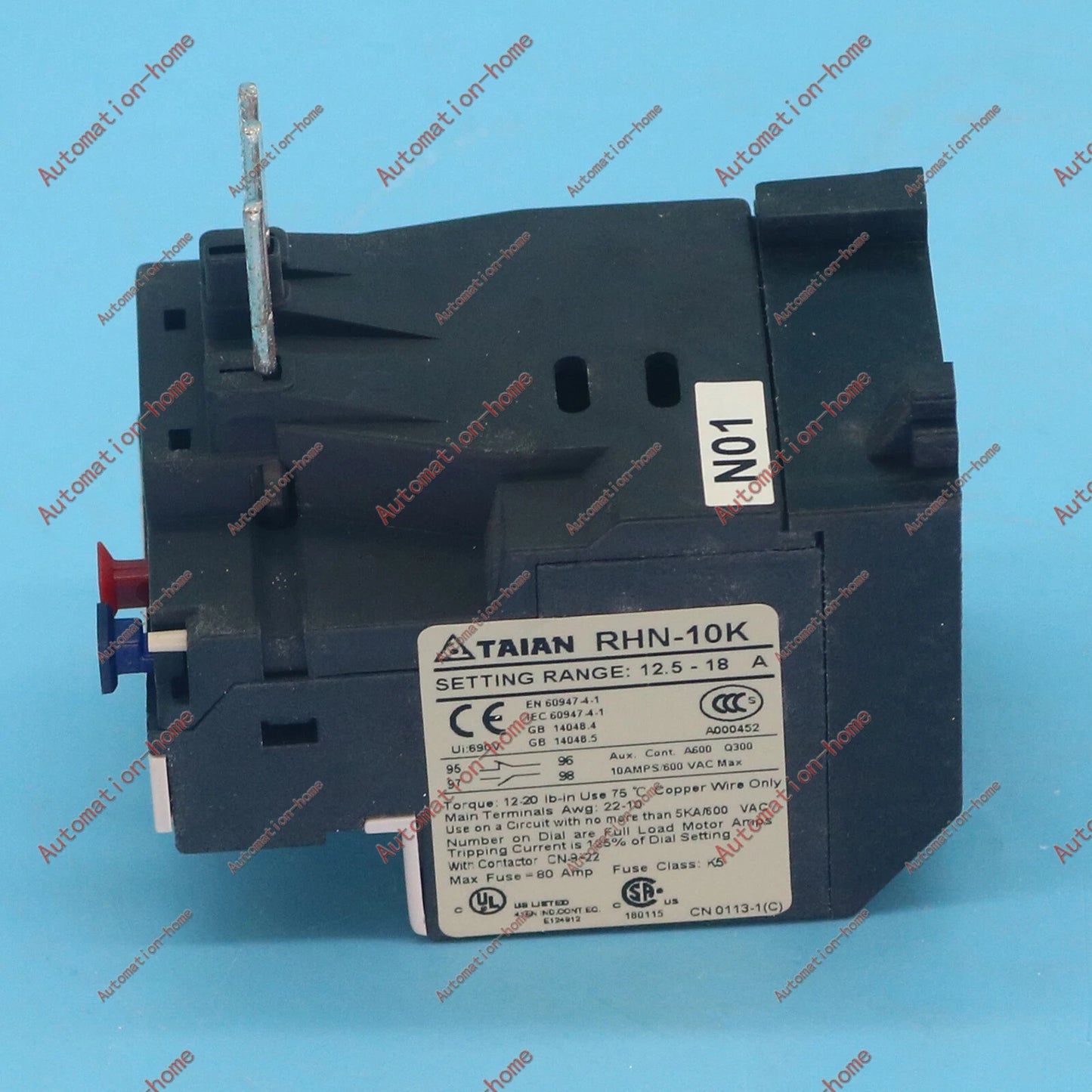1PCS TECO RHN-10K 12.5-18A Thermal Overload Relay#QW #P