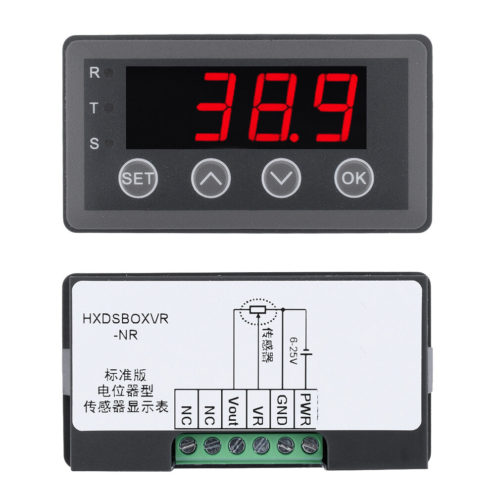 DC8-25V 40/50mA 0.56" 4-digit Tube Potentiometer Sensor Digital Display Meter