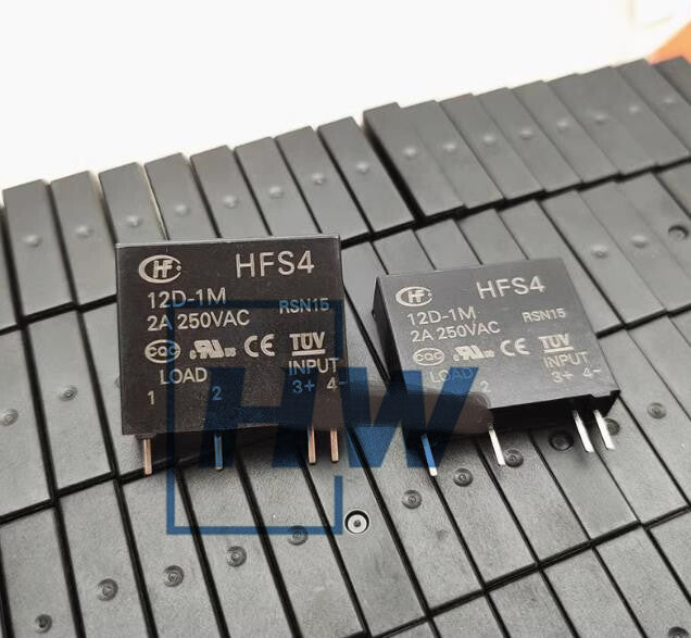5Pcs HF Air Conditioning Fan Relay HFS4 12D-1M 2A250VAC 4-pin