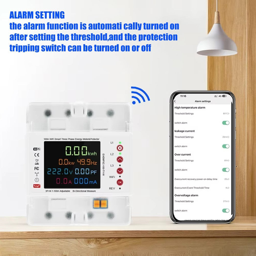 Smart Energy Meter with Digital Display and Voice Control Capabilities