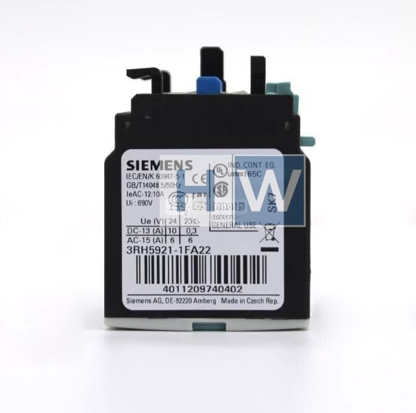 1Pc SIE-MENS Auxiliary Contact 3RH5921-1FA22 2NO+2NC