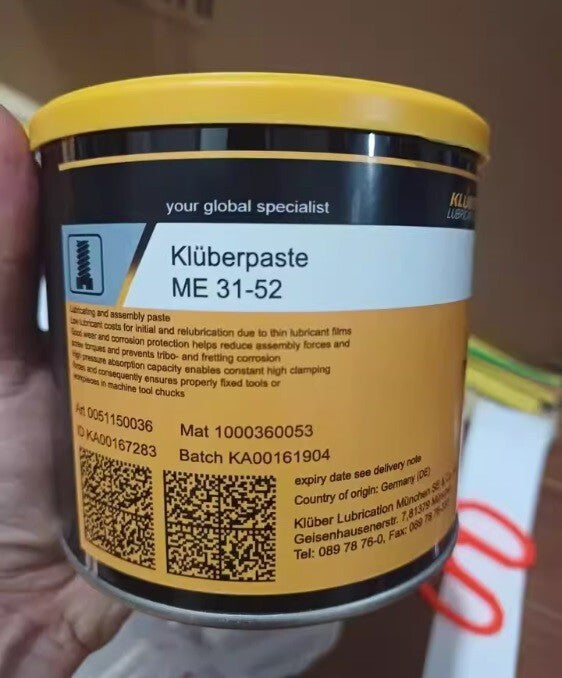KLUBER Lubrication Kluberpaste ME 31-52 750g ( 1.7 LB) free ship