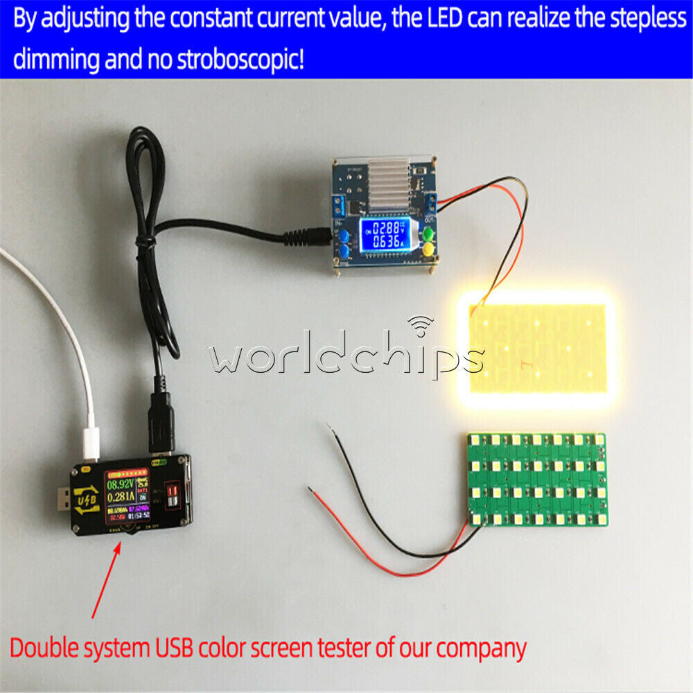 Adjustable Regulated Automatic Boost Buck Converter CC CV Solar Charging Module