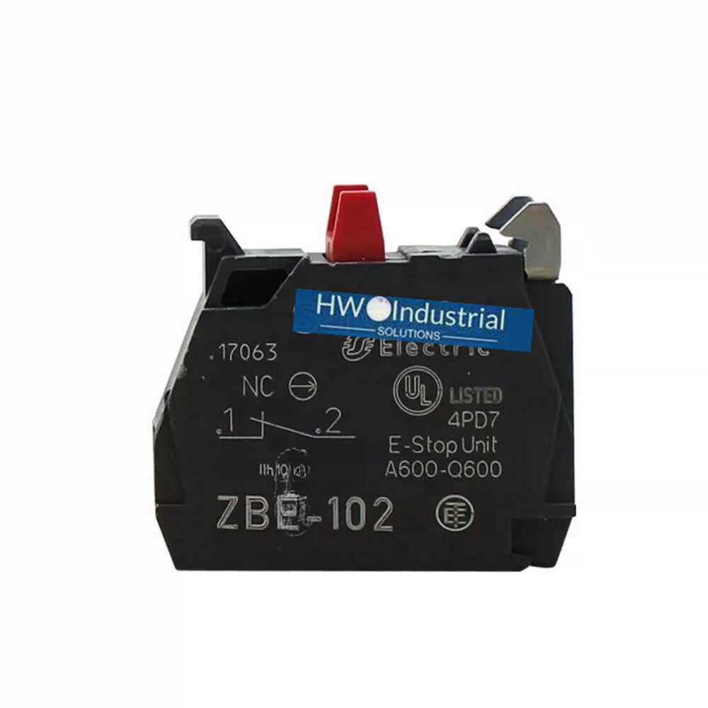 2/Piece Button Contact Module ZBE102 Normally Closed ZBE-102 1NC