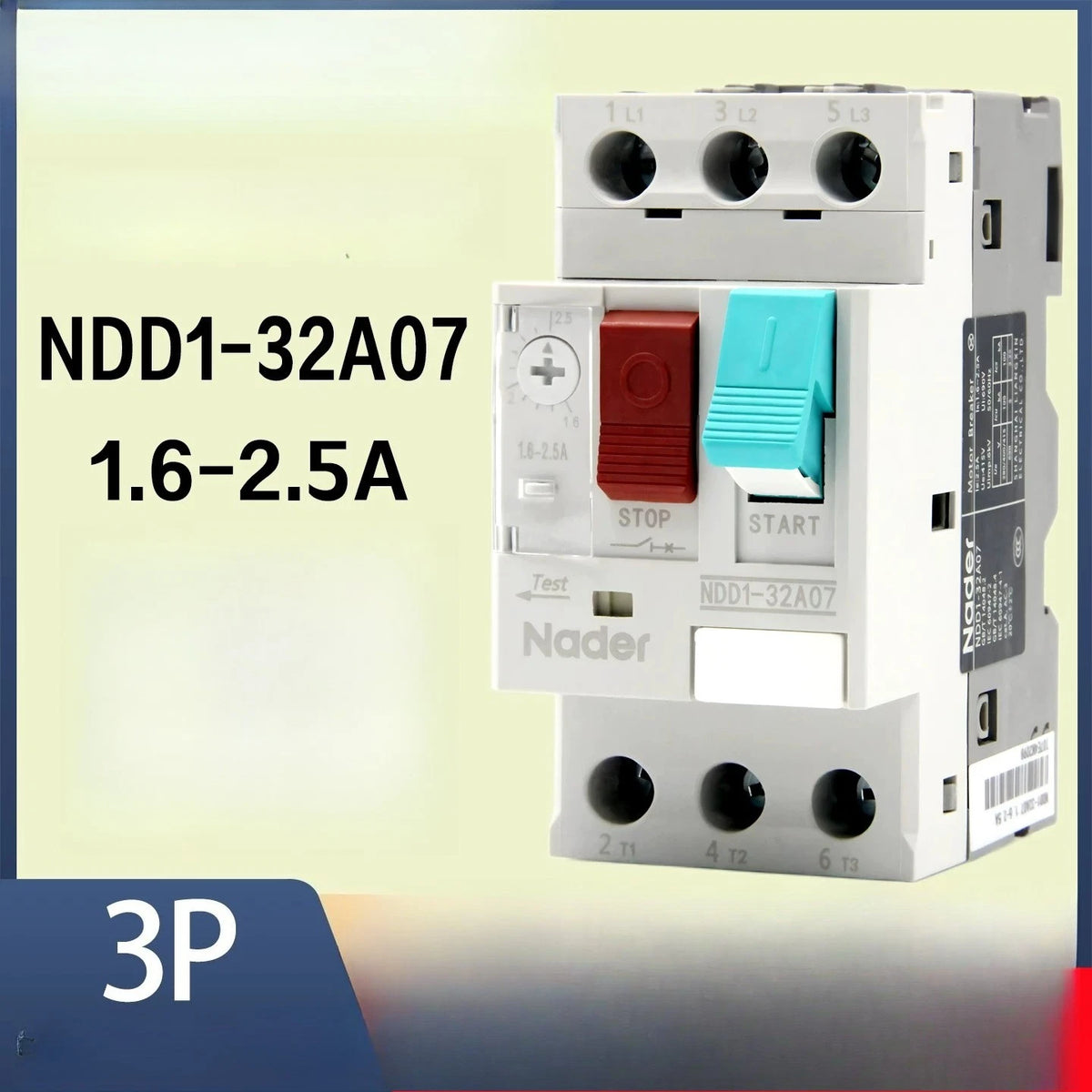 1PCS FOR Nader motor protection circuit breaker switch NDD1-32A07 1.6-2.5A