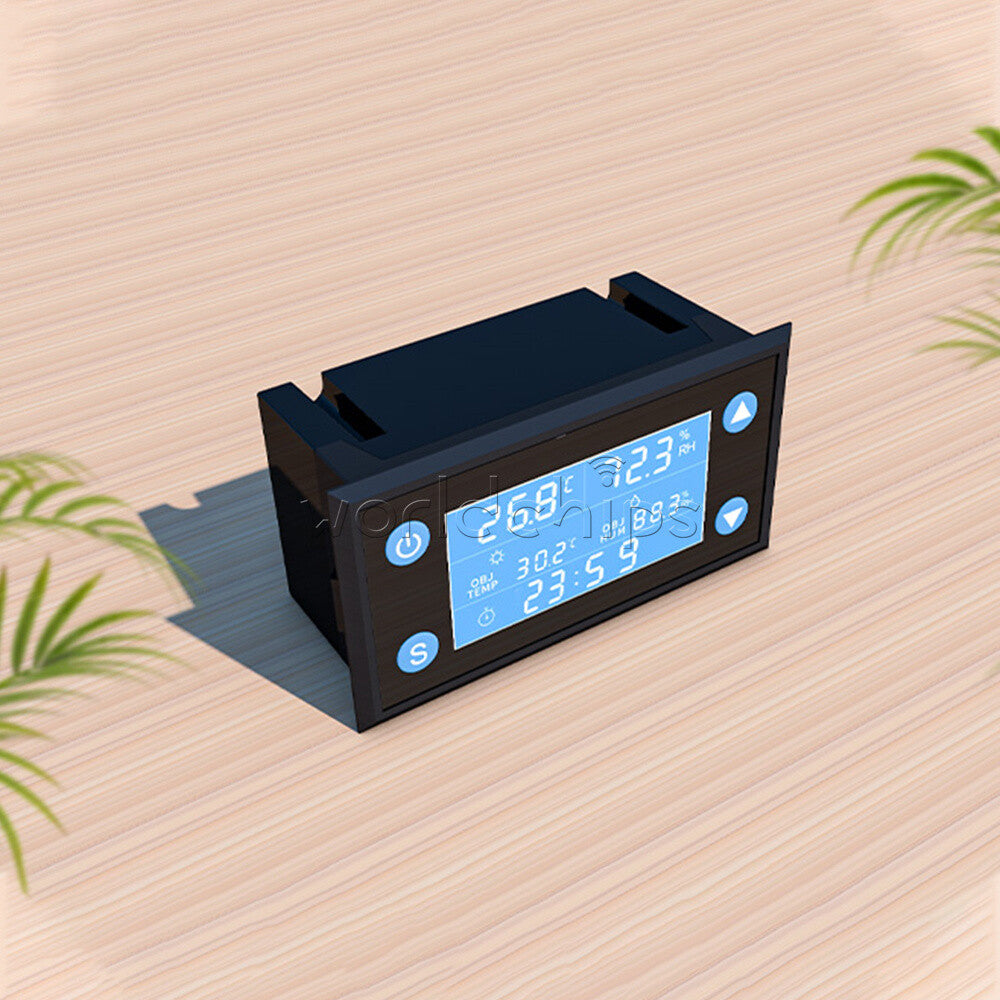 LED Temperature Humidity Controller Digital Thermostat AC110-220V W1213 W1212