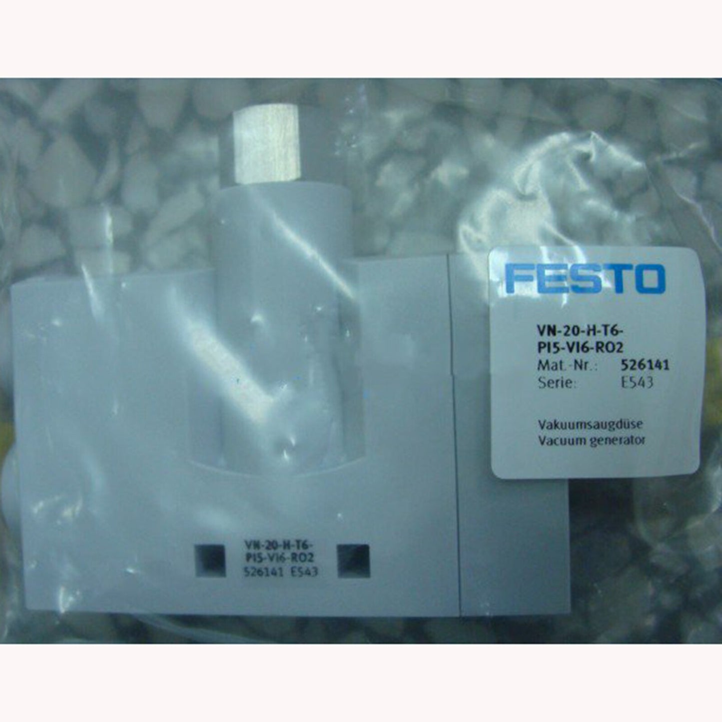 one For Festo VN-20-H-T6-PI5-VI6-RO2 526141 Vacuum Generator