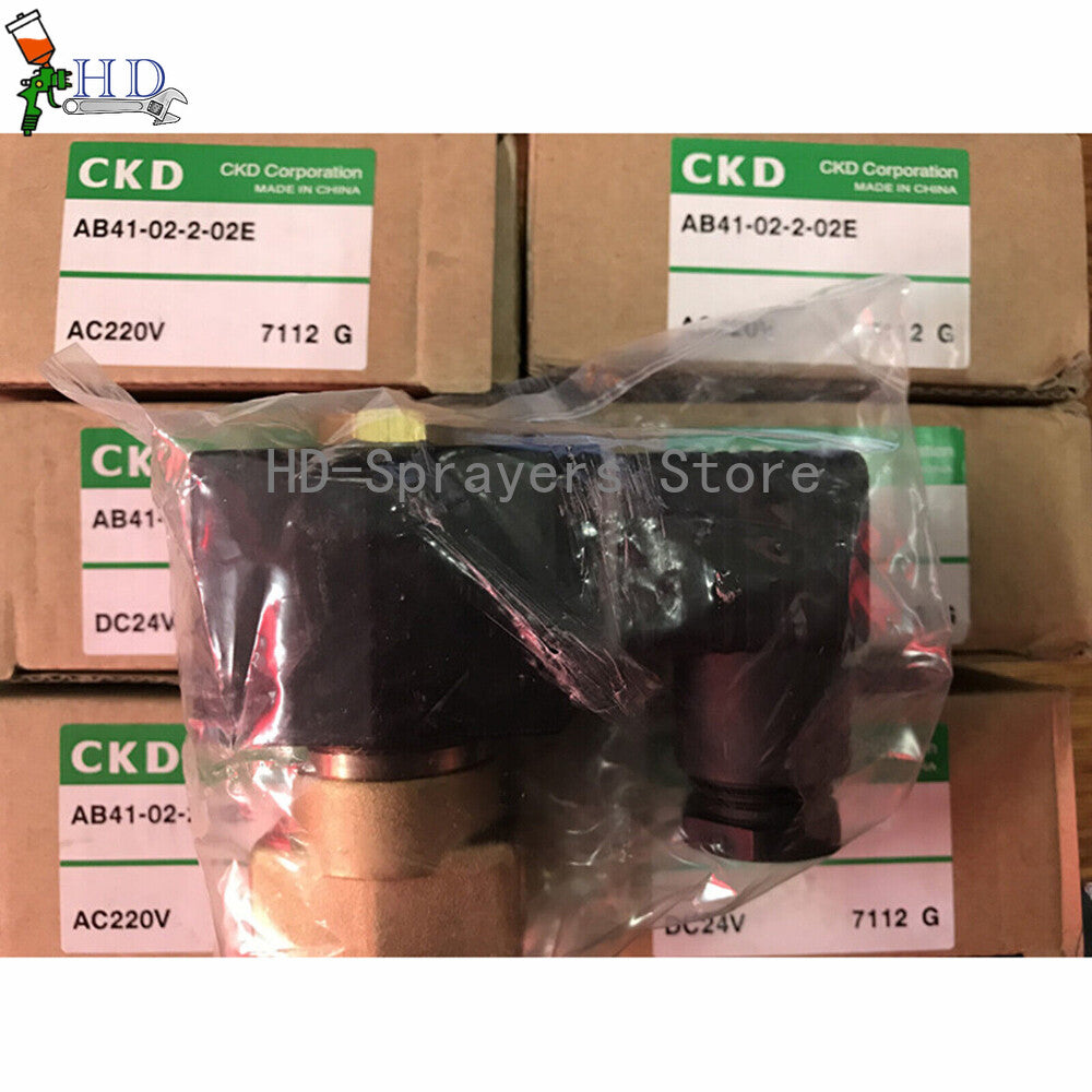 1PCS For CKD AB41-02-2-02E AC220V Solenoid Valve In Box freight free