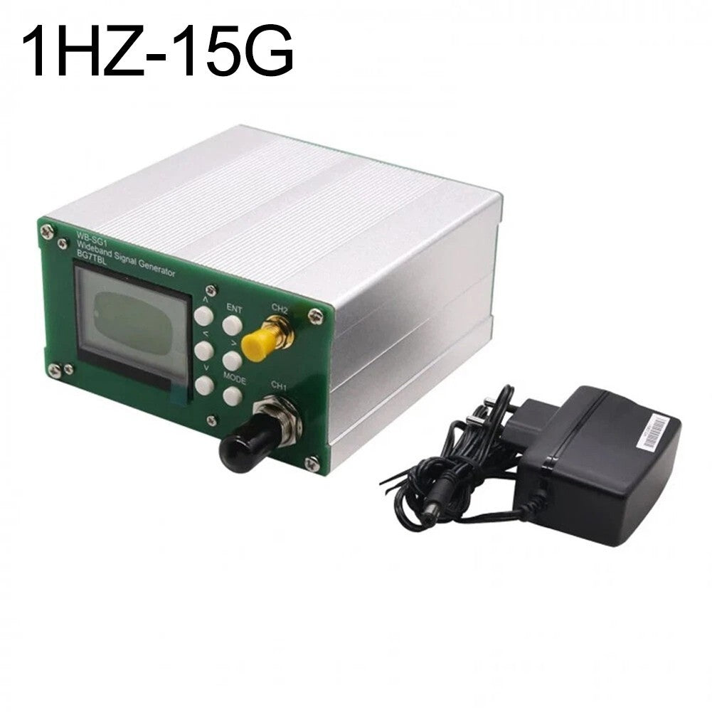 1Hz to 15GHz RF Signal Generator WBSG1 Wideband Builtin OCXO DC12V Adapter Pack