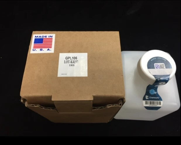 Chemours DUPONT Krytox Lubricants GPL106 1Kg (2.2 LB) free ship