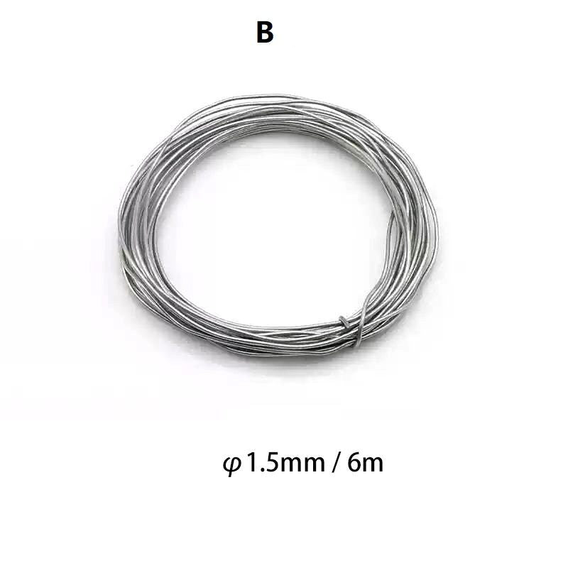 1-3mm Soft Clay Wax Skeleton Aluminum Wire DIY Sculpture Model Figure Stand