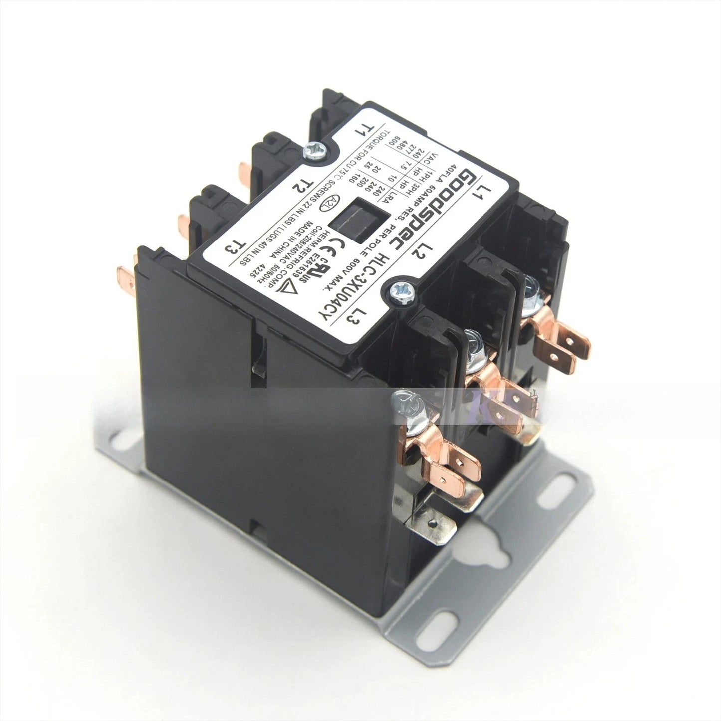 1PCS FOR Goodspec air conditioner AC contactor relay HLC3-XU04CY 40A coil 220VAC