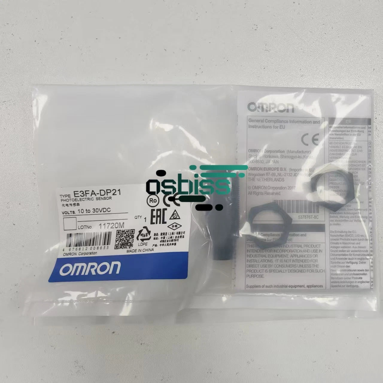 E3FADP21 1X Omron E3FA-DP21 Photoelectric Sensor Fast Shipping #P