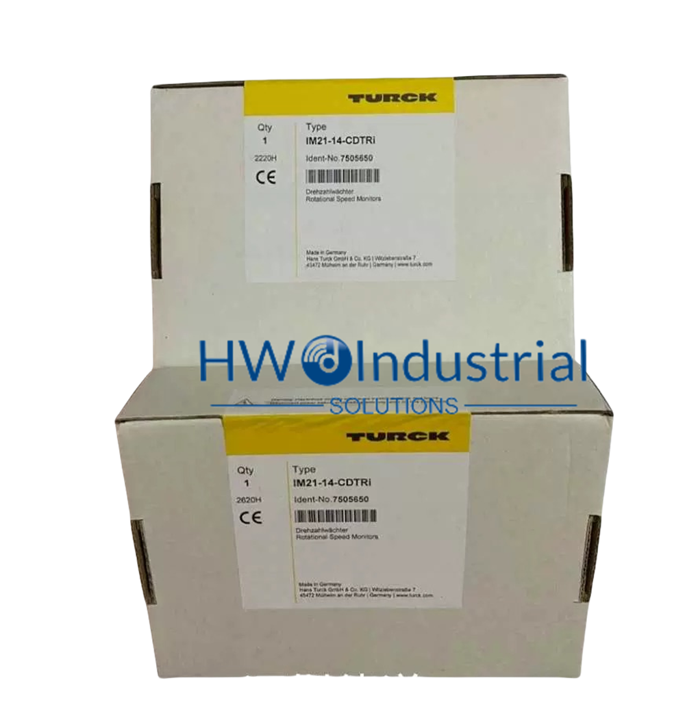 1/piece 7505650 IM21-14-CDTRi Overspeed Relay Speed Monitor TURCK