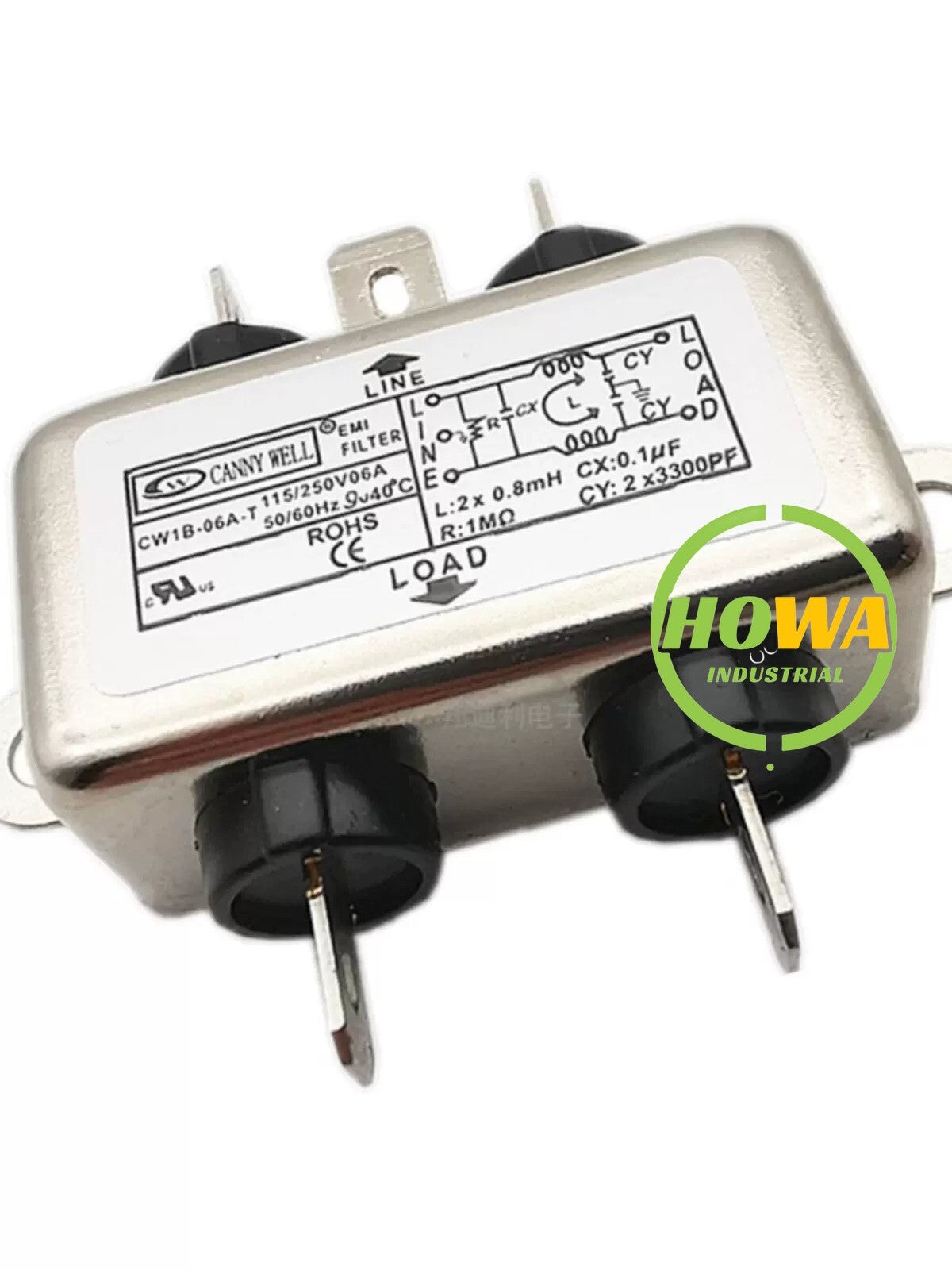 CANNY WELL Single-phase Power Filter CW1B-06A-T 6A One/piece