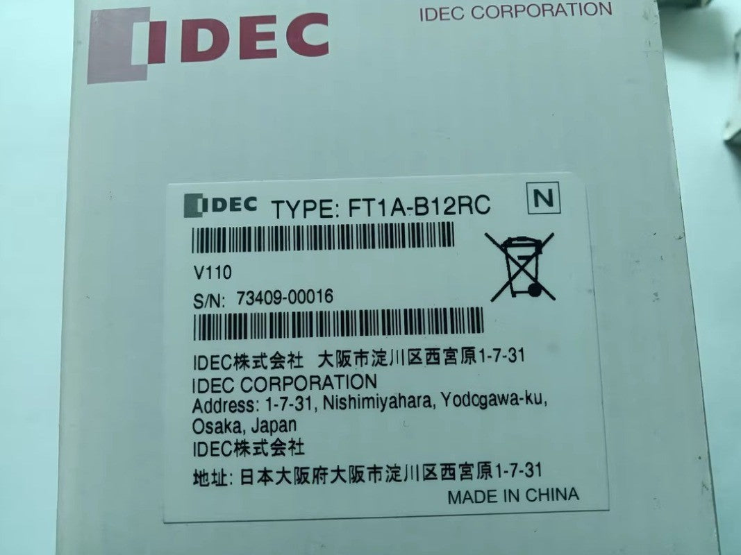 1pcs IDEC FT1A-B12RC PLC Controller Module