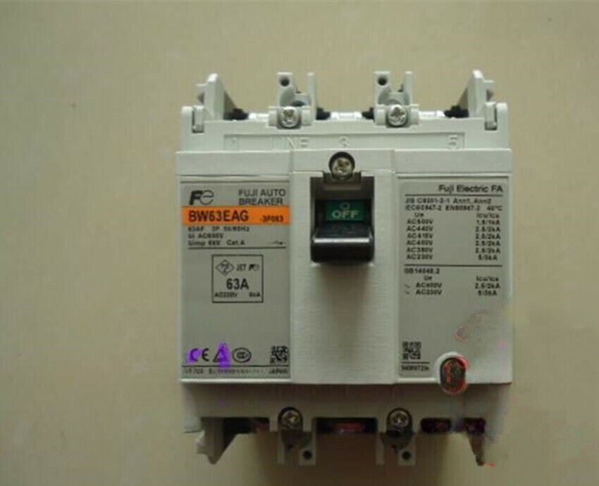 1 PCS Fuji BW63EAG-3P063 Circuit Breaker