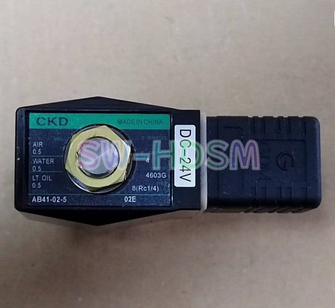 1PCS for CKD AB41-02-5-02E DC24V Solenoid Valve Freight Free