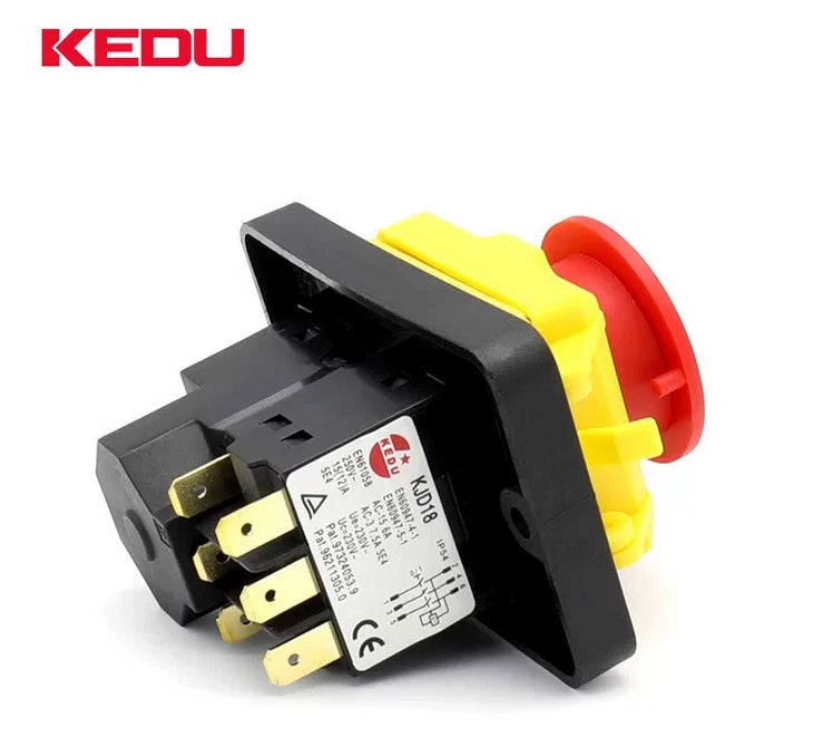 KEDU KJD18 400V 6pins Magnetic Push Button Switches