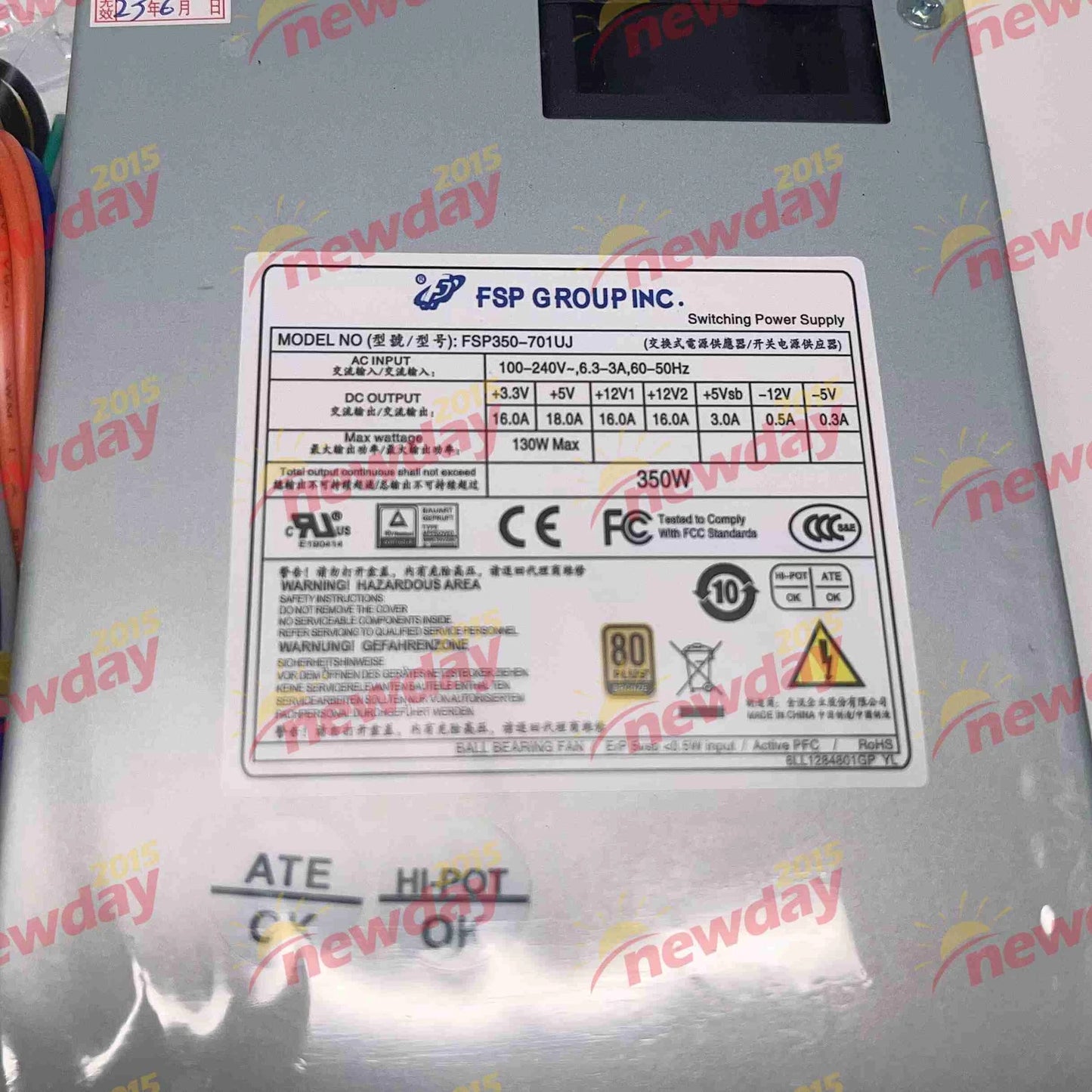 FSP350-701U 100-240V 350W 1U Server Power Supply With -5V
