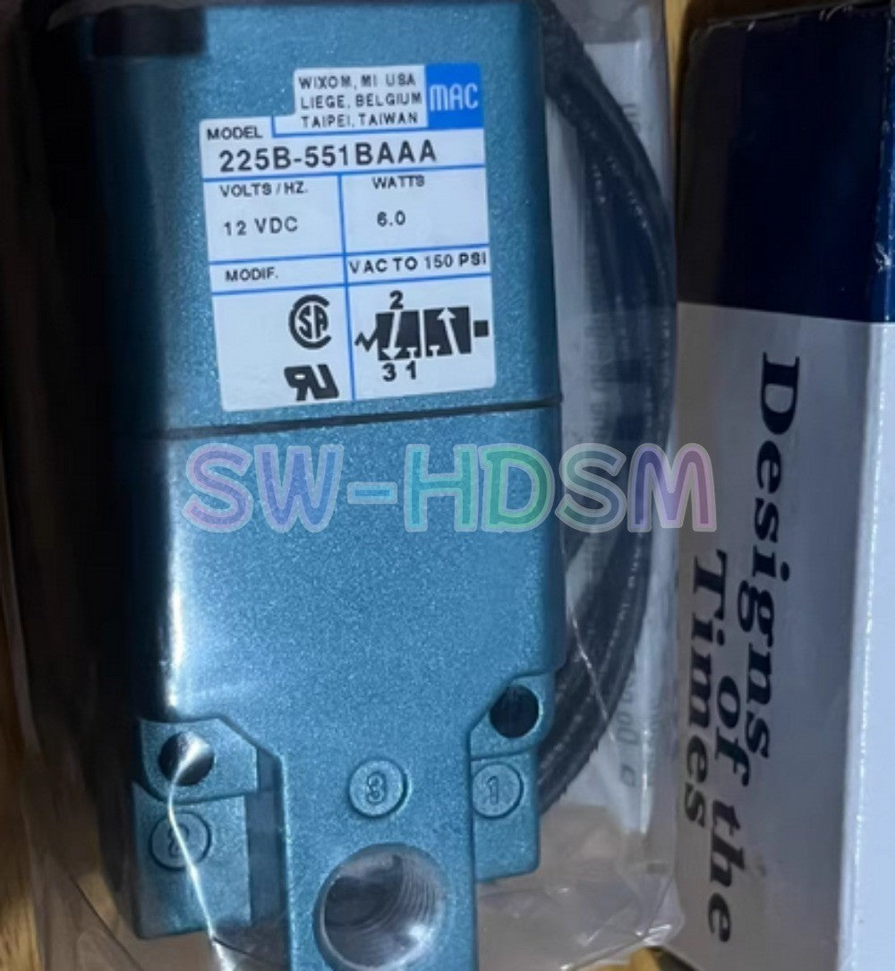 1PCS for Mac 225B-551BAAA Solenoid Valve Freight Free