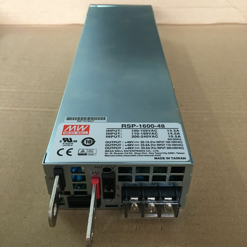 1pcs MEAN WELL RSP-1600-48 Switching Power Supply 48V 33.5A 1608W