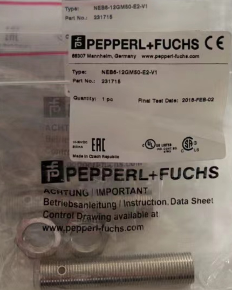 1pcs PEPPERL+FUCHS Sensor NEB6-12GM50-E2-V1