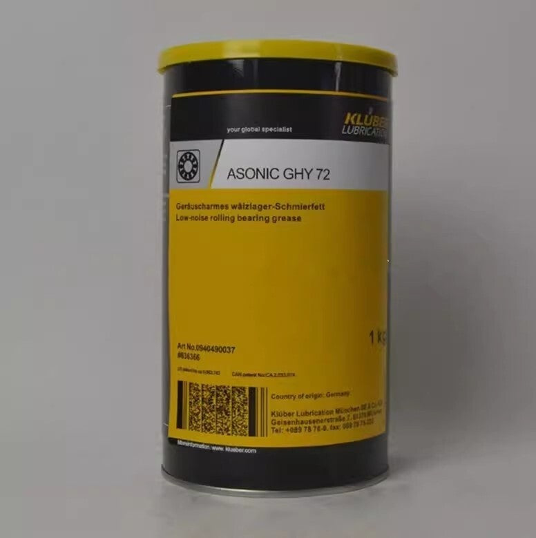 KLUBER Lubrication ASONIC GHY 72 Grease 1Kg ( 2.2 LB) free ship