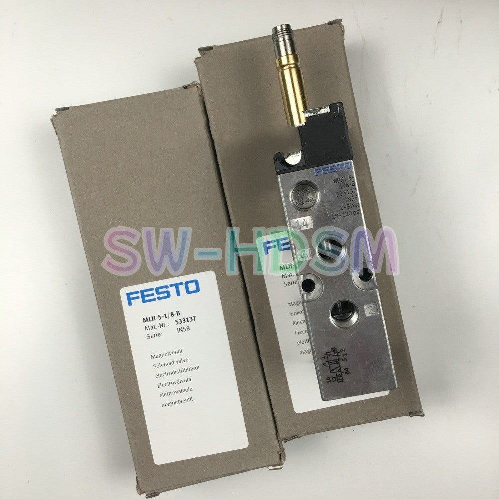 1PCS Festo MLH-5-1/8-B 533137 Solenoid Valve Freight Free
