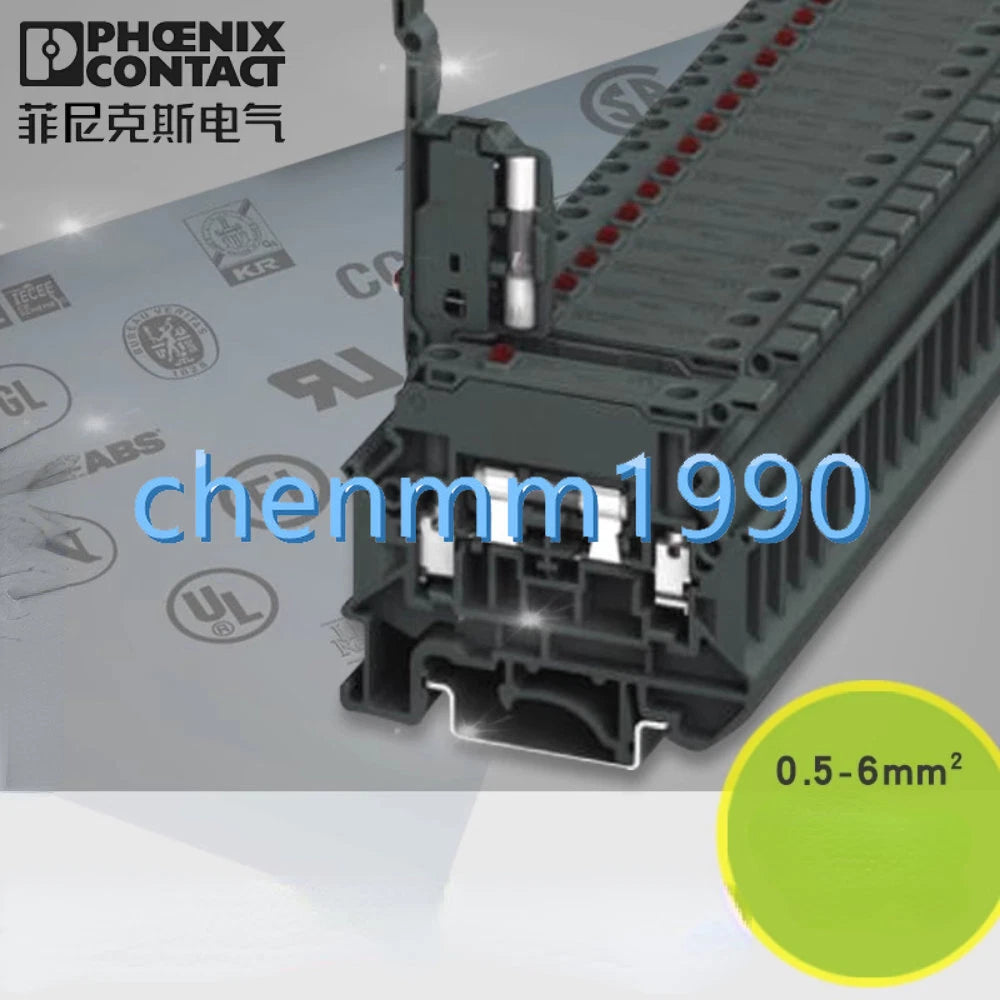 10PCS Phoenix Wiring Terminal 3246434 TB4-HESILED24 (5X20)I #P