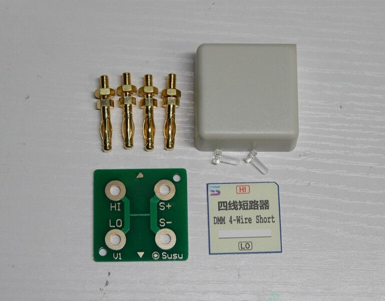 4-Wire DMM Shorting Plug for Series keithley2400, 2750, functionally equivalent