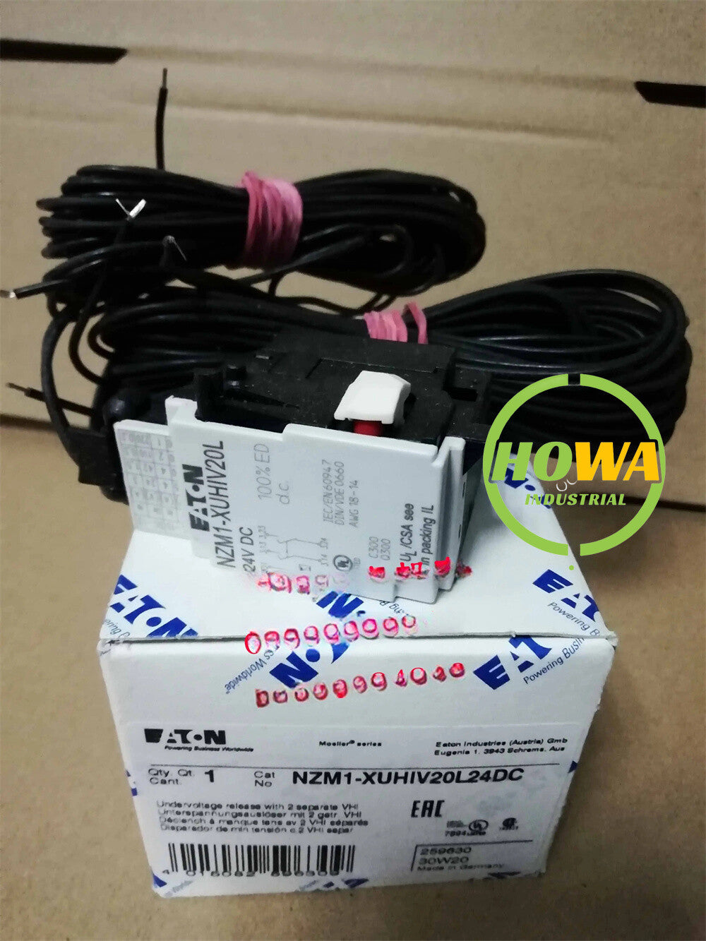 1/piece EATON Circuit Breaker Undervoltage Coil Release NZM1-XUHIV20L24VDC
